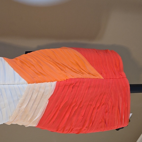 Bebe NWT XS Halter top, colorblocked mini dress - Picture 5 of 10